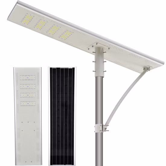 ISO9001 Shoebox Model All in One with Pole Solar Street LED Light